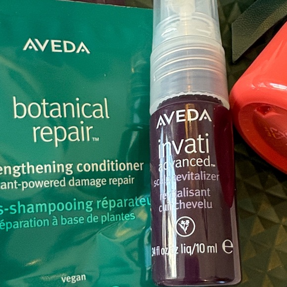 Aveda Botanical Hair Repair Travel Size Set with Dark Green Pouch - Picture 4 of 7